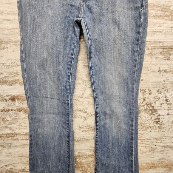 Vintage Ambercrombie & Fitch Low Rise Bootcut Jean Y2k Sz 2R Stretch Madison - Picture 6 of 13